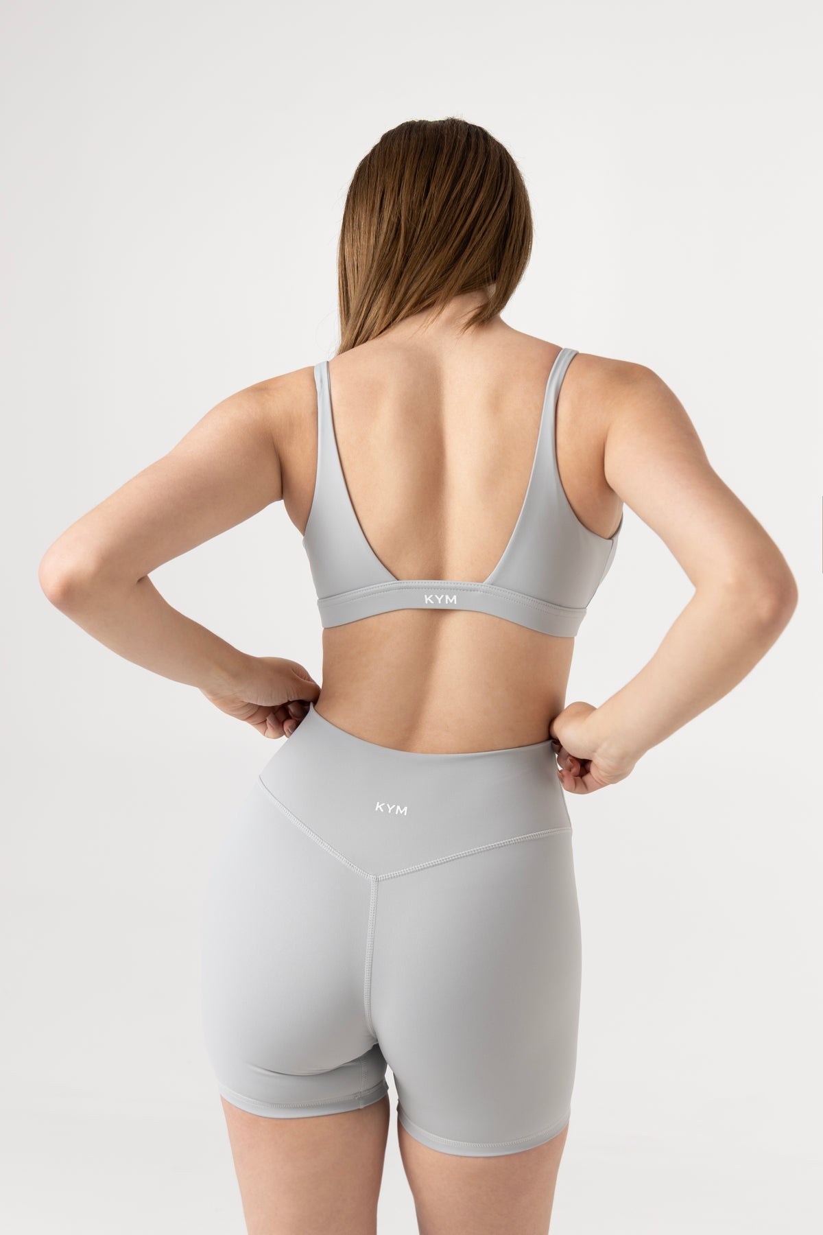 Grey Bike Shorts