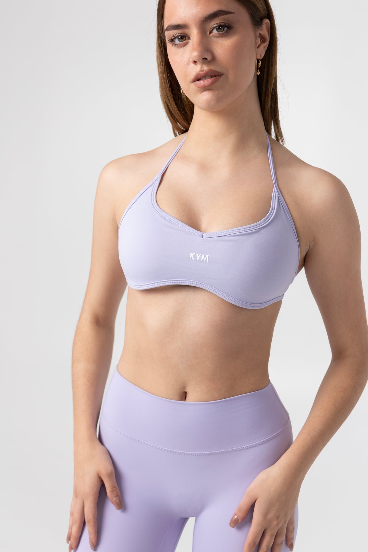 Lavender Halter Sports Bra
