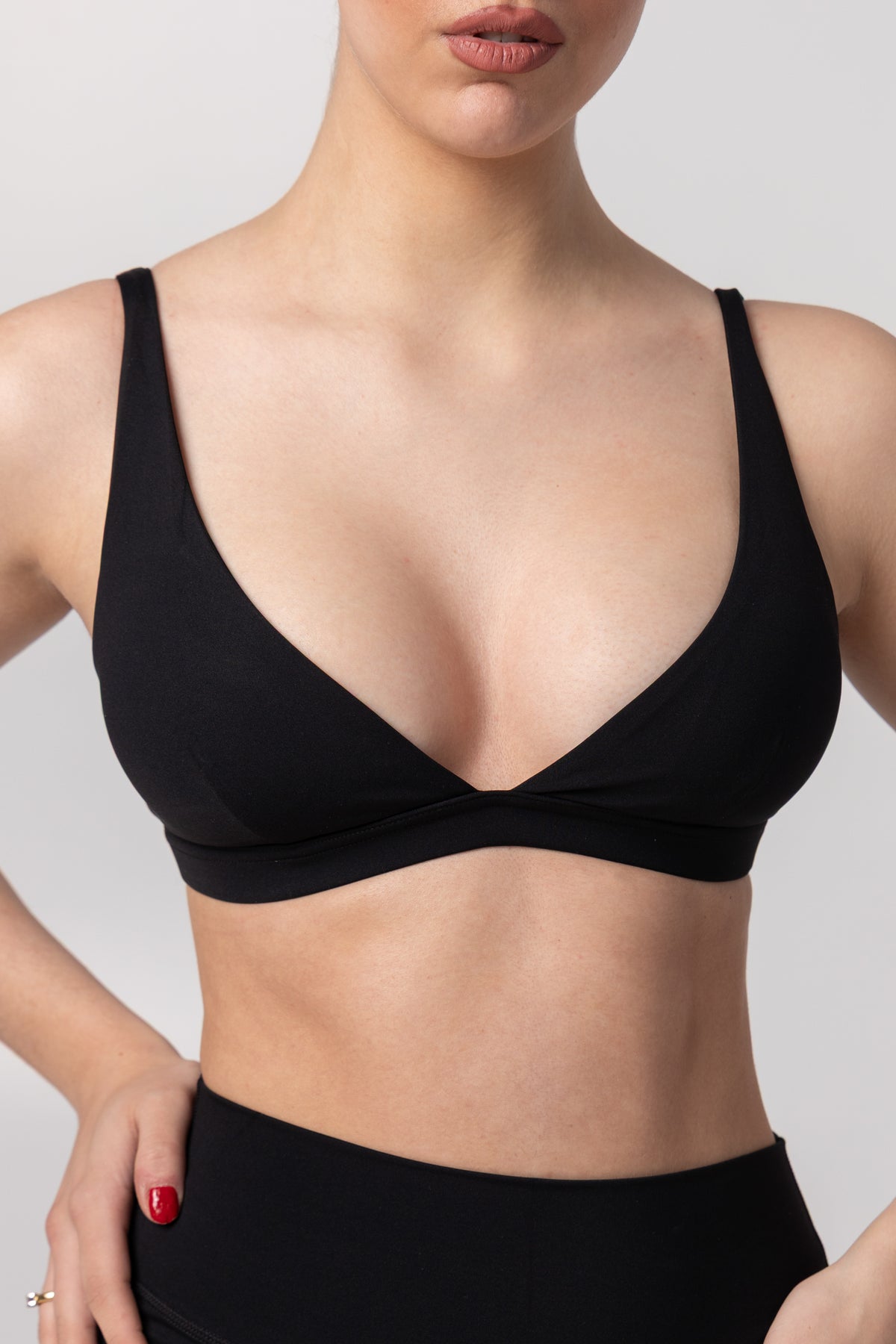 Deep V Bralette Top