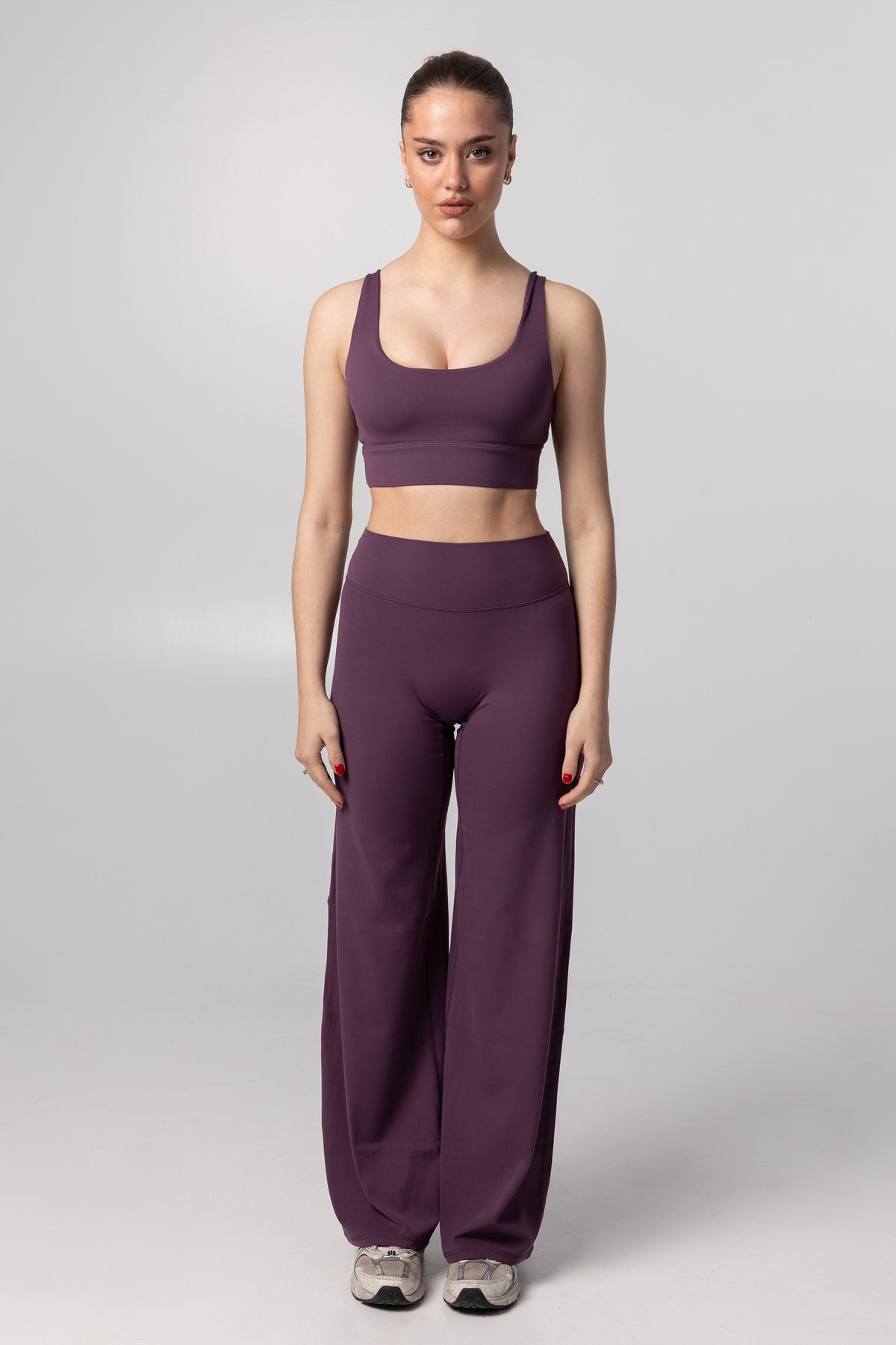 High Waist Leggings Purple