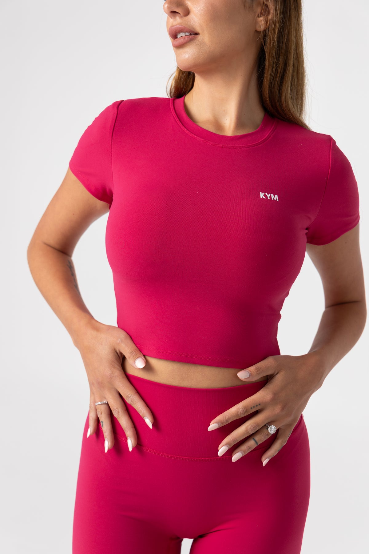 KYM Crop T-Shirt - SPTZ5087ZC