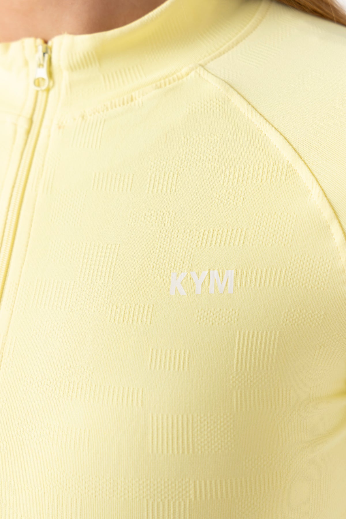 Yellow Zip-Up Jacket
