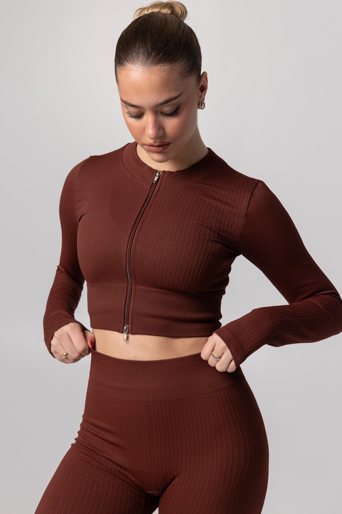 Ribbed High Waist Leggings